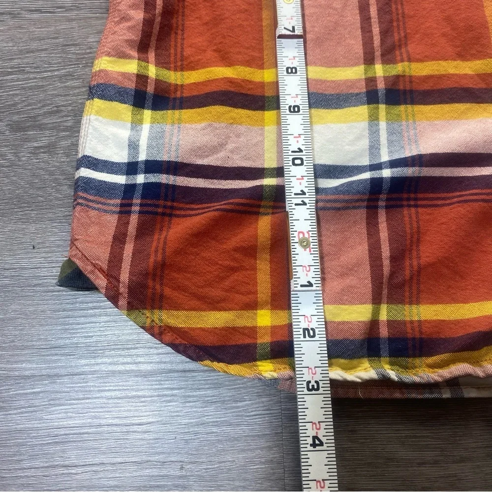 The North Face Plaid Button-Up Shirt Men's Size‎ L Outdoor Flannel Long Sleeve